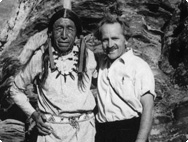 Ben Black Elk och Alfred Vogel Ben Black Elk och Alfred Vogel